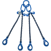 high quality  multi legs  G80 four legs lifting international alloy steel flexible chain sling